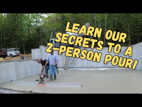 Видео: Успех в условиях нехватки рабочей силы: урок по заливке бетона, который нельзя пропустить!