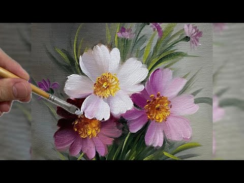 Видео: ПРОСТАЯ ЦВЕТОЧНАЯ ЖИВОПИСЬ ДЛЯ НАЧИНАЮЩИХ / ИЗУЧЕНИЕ ФОРМЫ, СВЕТА И ТЕНИ / ПОШАГОВАЯ ТЕХНИКА