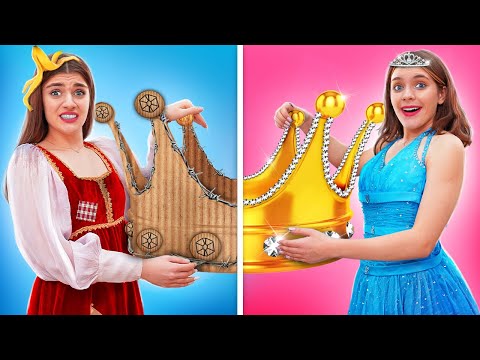 Видео: Бедная Везучая Принцесса VS Богатая Невезучая Принцесса | Моя Приемная Мама Ненавидит Меня