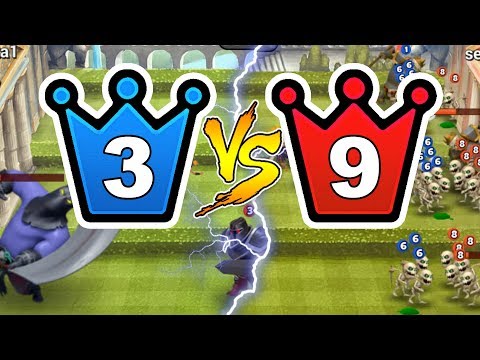Видео: 3 уровень против девятых на седьмом замке Castle Crush!