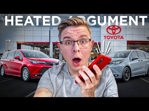 Видео: Жаркий спор с дилером из-за TOYOTA?!?!