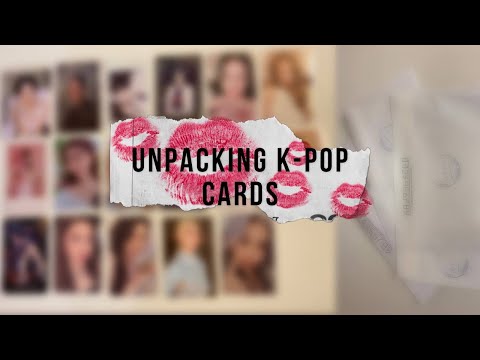 Видео: 💌 Распаковка k-pop карт Blackpink, Itzy, Dreamcatcher.../ Unpacking k-pop cards, k-pop haul ~ 7 💌