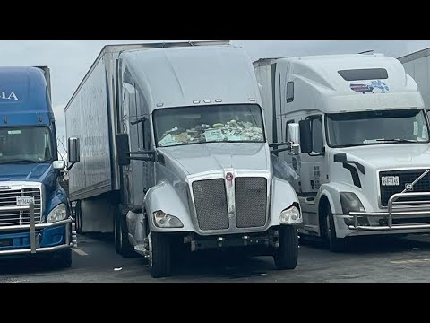 Видео: Опять ДТП. Теперь побили сам тягач