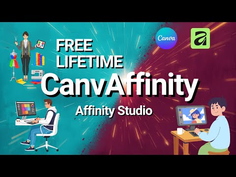 Видео: Canva Affinity Грандиозный запуск Affinity Studio!!! Бесплатно навсегда!!