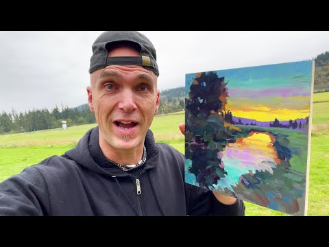 Видео: Чудо за 30 минут или ошибка?! Процесс акриловой живописи в Still Waters