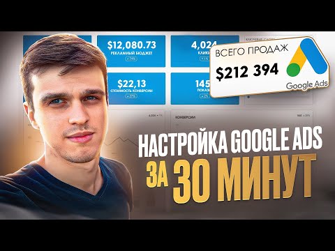 Видео: Настройка Google Ads с нуля до первых заявок