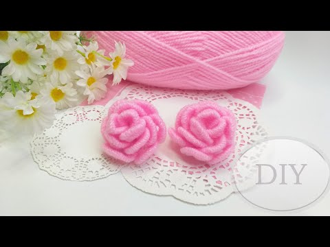 Видео: Розы БЕЗ спиц и крючка 🌹 making Beautiful roses with your own hands is a very easy way