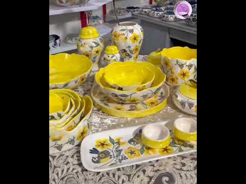 Видео: Коллекция иранской посуды. Элегантная зеленая керамическая посуда | Роскошный дизайн с деревянной...