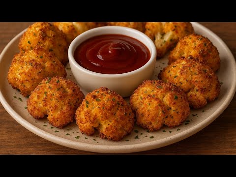 Видео: Хрустящие кусочки цветной капусты BBQ – такие вкусные, что вы не соскучитесь по мясу!