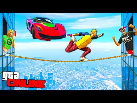 Видео: ОСТОРОЖНО, НЕ УПАДИ! Я ДЕРЖАЛ МАКСИМАЛЬНОЕ РАВНОВЕСИЕ - БЕЗУМНО АДСКАЯ ТРОПА СМЕРТИ В ГТА 5 ОНЛАЙН