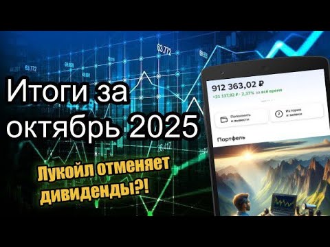 Видео: Мой портфель акций на 943 000 руб. Итоги инвестирования за ОКТЯБРЬ 2025