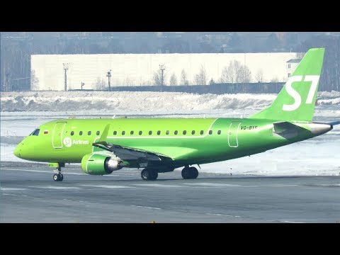 Видео: Взлет. Самолеты в аэропорту Кольцово