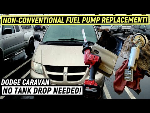 Видео: Не снимая бак: самая простая замена топливного насоса Dodge Caravan | Dodge Caravan 2001-2007