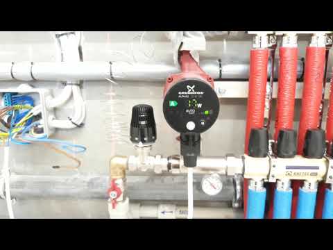 Видео: Смесительный узел Raftec и режимы работы Grundfos  Alpha 2