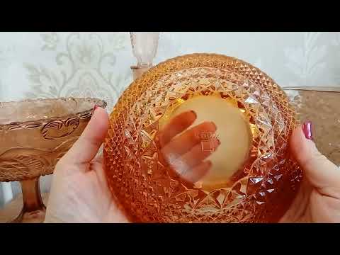 Видео: СТЕКЛО СССР. КАРАМЕЛЬНОЕ И МЕДОВОЕ СТЕКЛО.AVON..