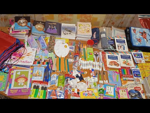 Видео: Подготовка к школе в семье с 6 учениками!!!