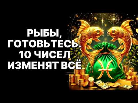 Видео: 🔴🐟РЫБЫ, не игнорируйте это! 🤑10 чисел от Вселенной изменят вашу жизнь навсегда❗