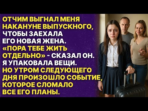 Видео: Отчим выгнал меня с дома перед выпускным — а наутро его судьба сильно изменилась!