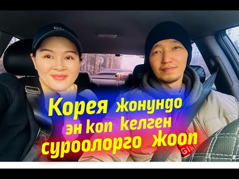 Видео: Корея жонундо эн коп келген суроолого жооп