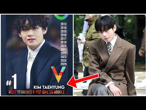 Видео: Мир не перестаёт искать V! Ким Тэхён возглавил рейтинг Google как лучший мировой айдол 2025 года!