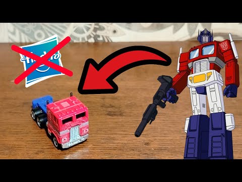 Видео: Мини Оптимус Прайм от Mattel