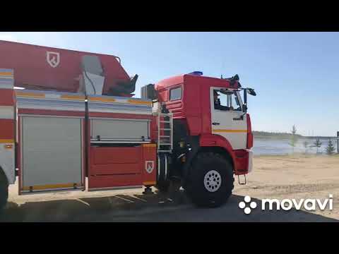 Видео: Пожарно - тактические учения (ПТУ) в здании администрации, Сунтар ПЧ-1