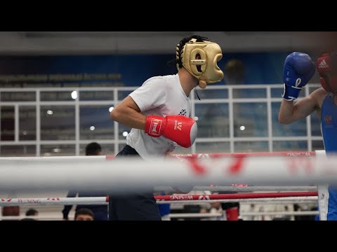 Видео: СПАРРИНГ. Әлем чемпионы Сәкен Бибосынов мастер-класс көрсетті… ОЖЖ, Астана