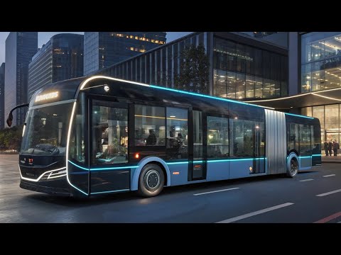 Видео: Футуристический Электробус 2025: Транспорт Будущего на Городских Улицах