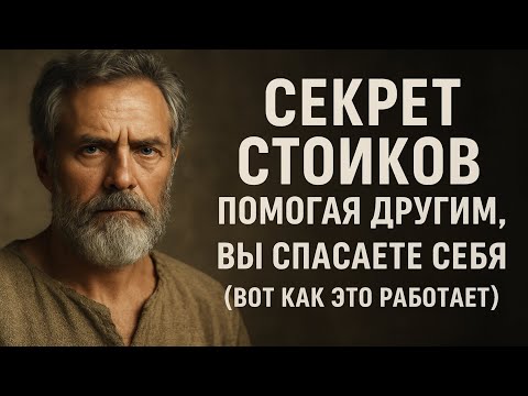 Видео: Секрет Стоиков: Помогая Другим, Вы Спасаете СЕБЯ (Вот как это работает)