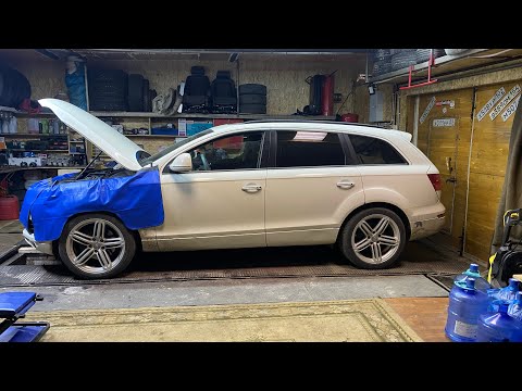 Видео: Ауди Q7 замена сальника коленвала, но !