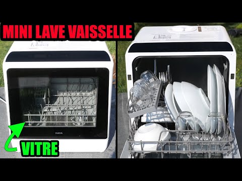 Видео: HAVA R01 посудомоечная машина маленький компактный type LIDL SILVERCREST SGW 860