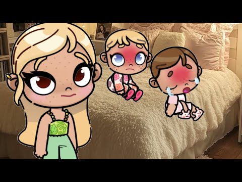 Видео: Девочки заболели 🤒были у врача 😱 рутина семьи 🥴 аватар ворлд 🔆 новое обновление 🌟