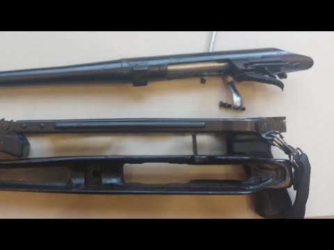 Видео: Тоз-106 перестал работать блокиратор спуска при закрытом прикладе.