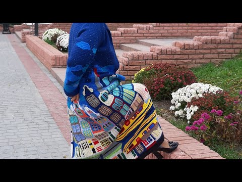 Видео: Вязание крючком.Техника интарсия.Ночная сказка Амстердама.Мастер-класс,ч.2.