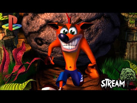Видео: Crash Bandicoot - прохождение PS1 | Стрим