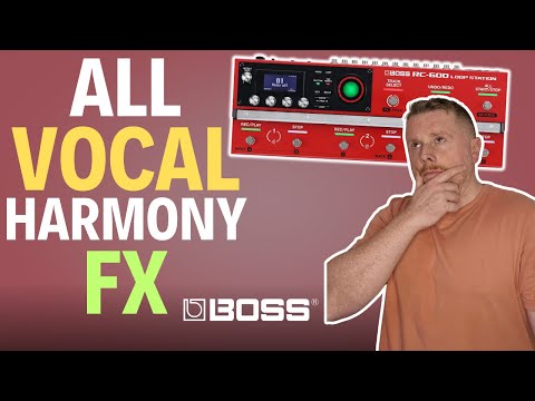 Видео: ВСЕ эффекты вокальной гармонизации на BOSS RC-600!