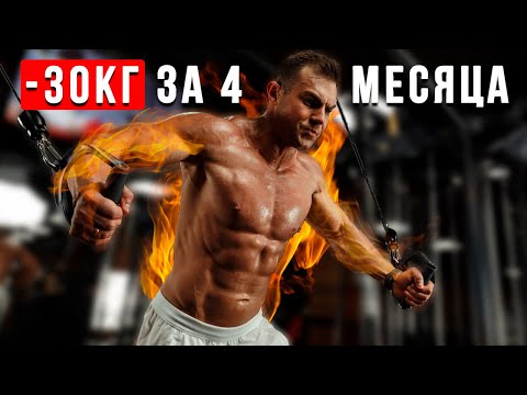 Видео: Жиросжигающая тренировка чтобы скинуть 30кг за 4 месяца