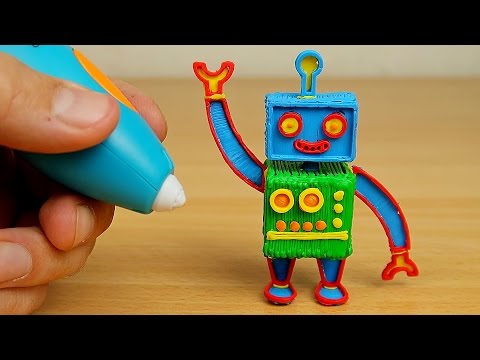 Видео: ЗD РУЧКА - РИСУЮ РОБОТА! - alex boyko