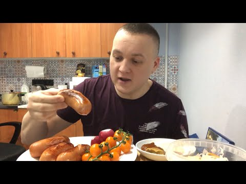 Видео: Сардельки МУКБАНГ mukbang eating