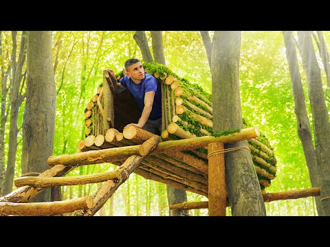 Видео: ПОСТРОИЛИ КРУГЛЫЙ ДОМИК НА ДЕРЕВЕ!