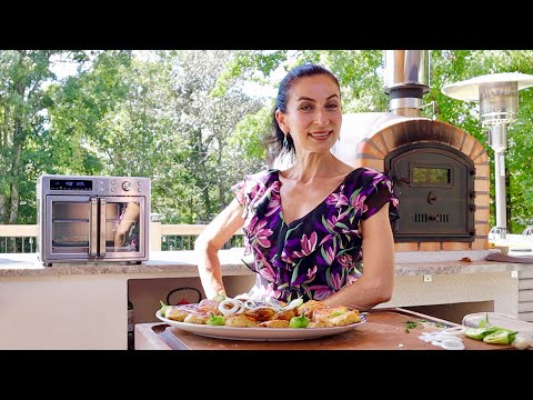 Видео: Быстрый ужин | Курица с картофелем, запечённая в духовке | Аэрофритюрница Midea Flexify с француз...