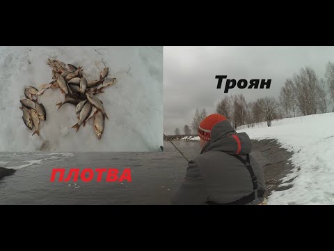 Видео: Ловля плотвы на Трояновском сбросе или ПЕРЛОВАЯ ЛОВЛЯ!