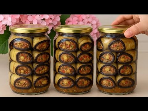Видео: ЖАЛЬ погреба НЕТ!Баклажаны по-Грузински!  наготовила бы 50 банок Всё равно Мало! Нравятся Всем!!!