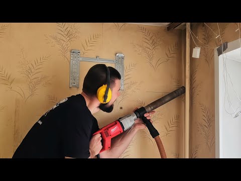 Видео: Установка кондиционера через лоджию с помощью инструментов RAGE / монтаж сплит-системы Новосибирск