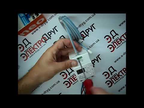 Видео: Terneo b30, терморегулятор на DIN-рейку, подключение и проверка