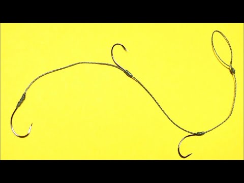 Видео: Как привязать крючок к леске без узла no knot | безузловой узел для рыбалки NoKnot | fishing knots