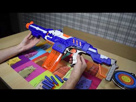 Видео: Обзор Nerf-бластера с АлиЭкспресс. Отличная вещь для мальчишек всех возрастов ;)