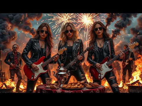 Видео: ЧАШКА ЧАЯ - Весёлые Ребята В Hard Rock Стиле (Suno Ai Cover)