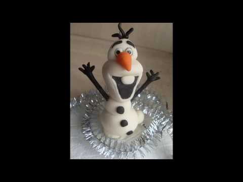 Видео: Снеговик Олаф из мастики