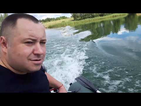 Видео: Лодка Пиранья 260 НДНД с 15и сильным мотором!!!
